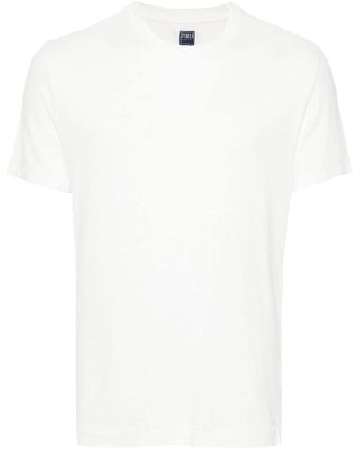 Fedeli Extreme Slub-T-Shirt - Weiß