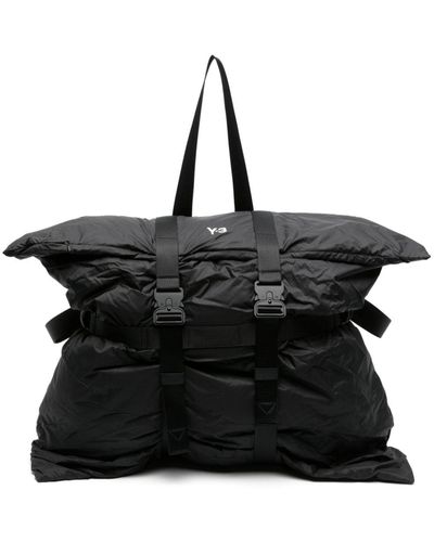 Y-3 Buckled Ripstop Backpack - Black