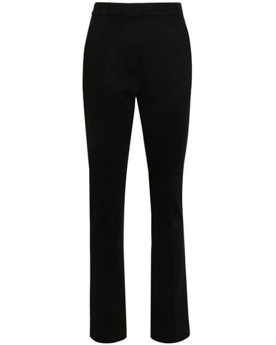 Sportmax Pontida Straight-leg Tailored Trousers - Black