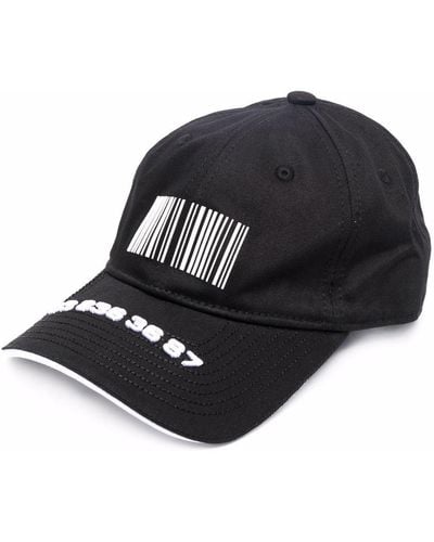 VTMNTS Barcode Cotton Baseball Cap - Black