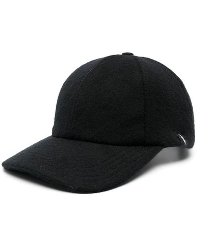 Mackintosh Tipping Wool-cashmere Blend Baseball Cap - Black