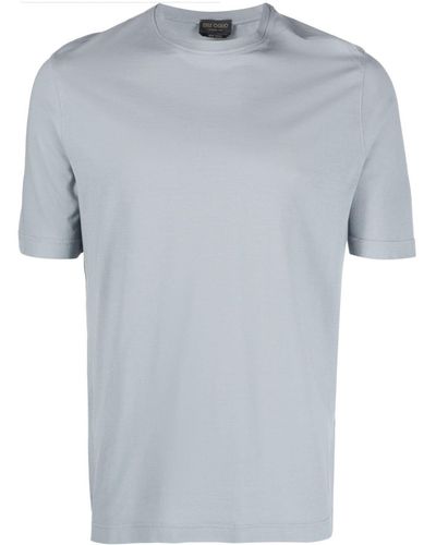 Dell'Oglio Short-sleeve Cotton T-shirt - Grey