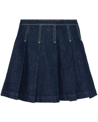 KENZO Denim Miniskirt - Blue