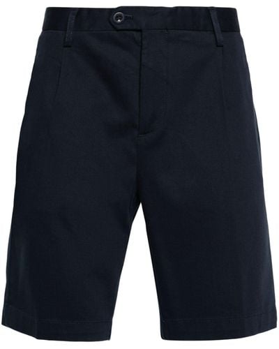 BOGGI Chino Shorts Met Details - Blauw