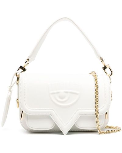 Chiara Ferragni Eyelike Multi-pocket Tote Bag - White