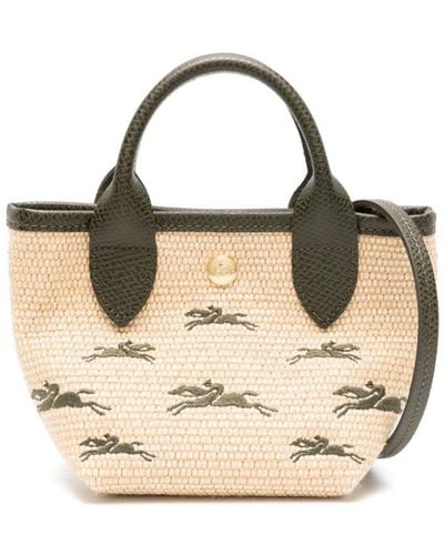 Longchamp Le Panier Pliage Tote Bag - Natural