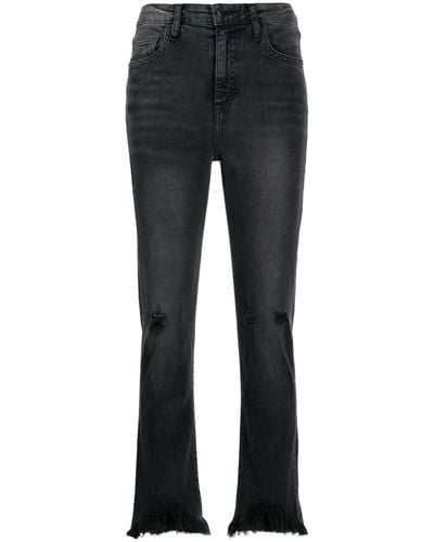 Jonathan Simkhai High Waist Flared Jeans - Zwart