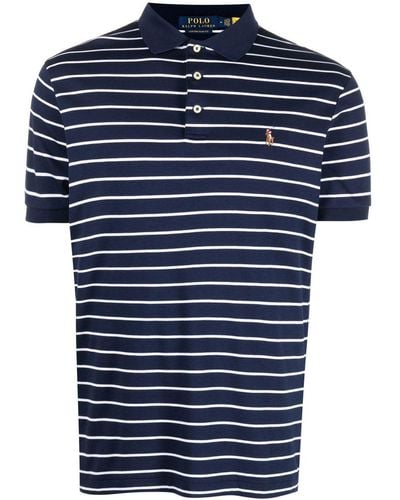 Polo Ralph Lauren Striped Polo Shirt - Blue