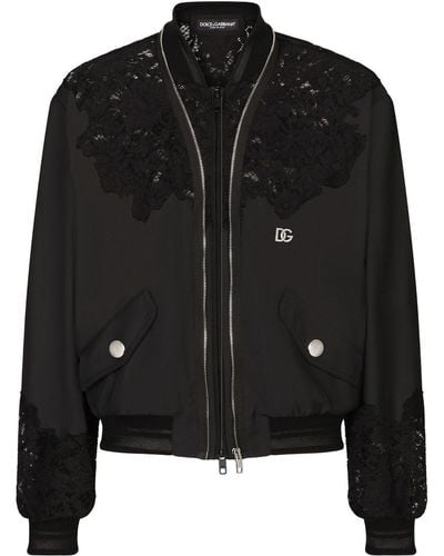 Dolce & Gabbana ボンバージャケット - ブラック