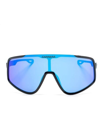 Carrera 4017/S Sonnenbrille mit Shield-Gestell - Blau
