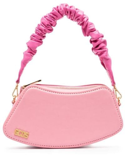 Gcds Small Comma Shoulder Bag - Pink