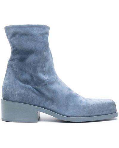 Marsèll Suede Ankle Sock Boots - Blue