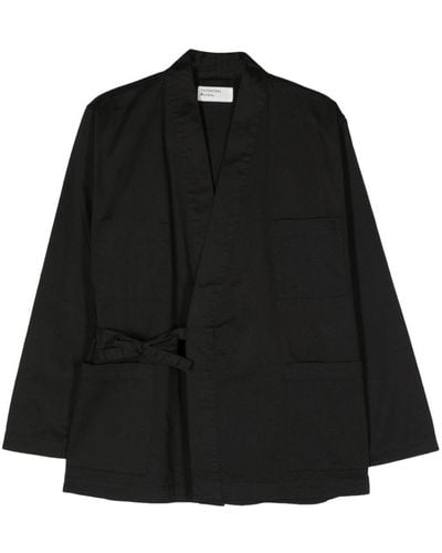Universal Works Kyoto Wraped Jacket - Black