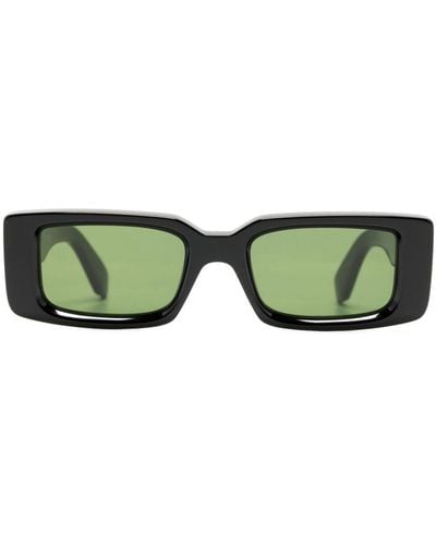 Off-White c/o Virgil Abloh Arthur Rectangle-frame Sunglasses - Green