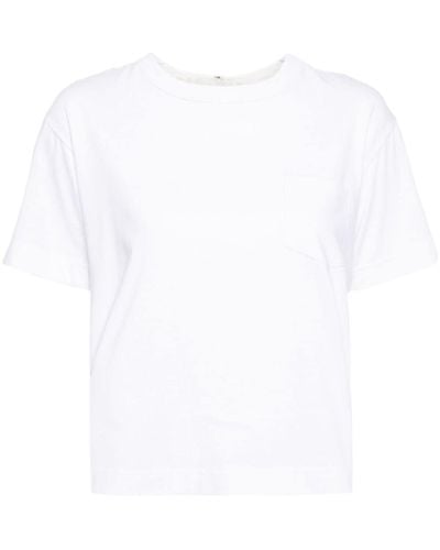 Sacai パネル Tシャツ - ホワイト