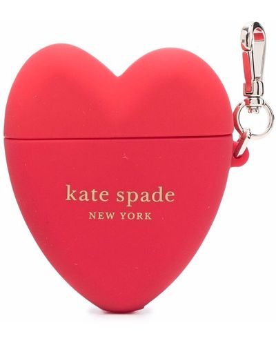 Kate Spade Love Heart Airpods ケース - レッド