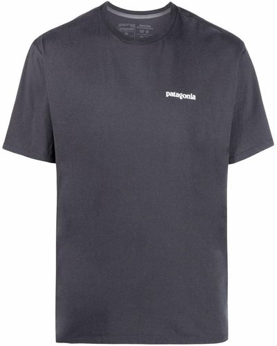 Patagonia T-Shirt mit Logo-Print - Grau