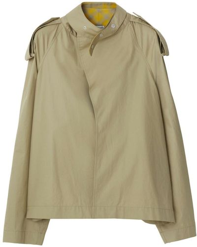 Burberry Katoenen Shirtjack - Groen