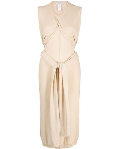 Lemaire Dress With Belt - Natural