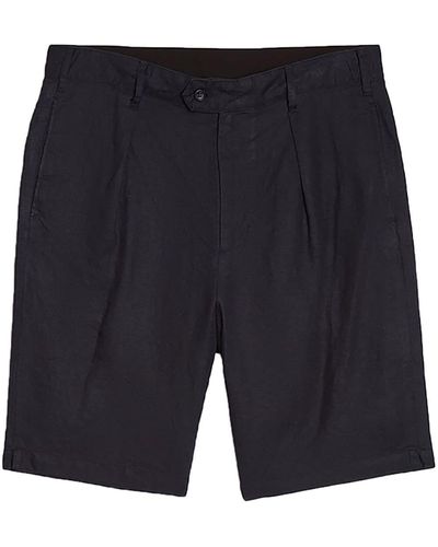 Engineered Garments Shorts aus Leinen - Blau