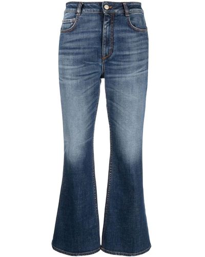 Dorothee Schumacher Flared Cropped Jeans - Blue