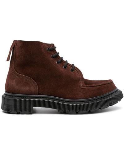 Adieu Type 164 Suede Leather Boots - Brown