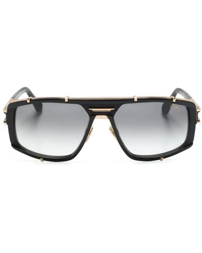 Cazal Mod 8046 Shield-frame Sunglasses - Black