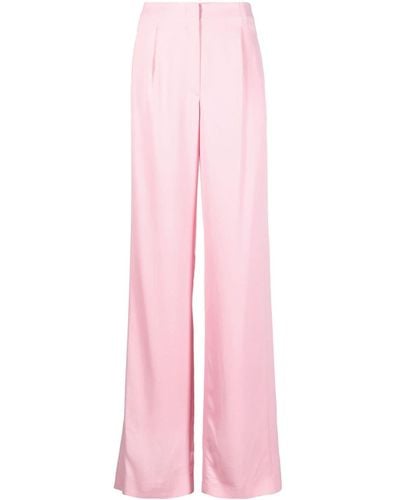 MSGM Long-length High-waist Pants - Pink