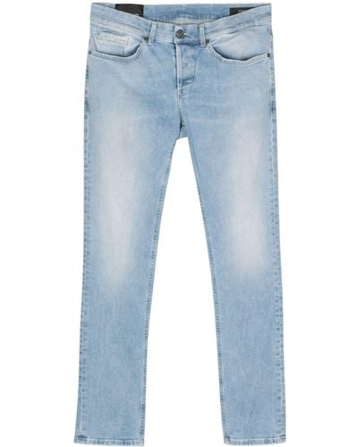 Dondup Jeans George con stampa - Blu