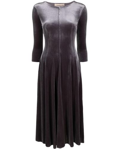 Blanca Vita Adonis ベルベットドレス - ブラック