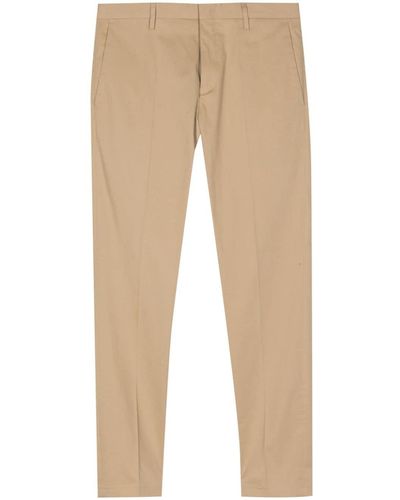 Paul Smith Mid-rise Cotton Chinos - Natural