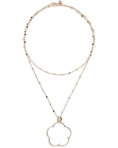 Pasquale Bruni 18kt Rose Gold Bon Ton Diamond Pendant Necklace - Pink