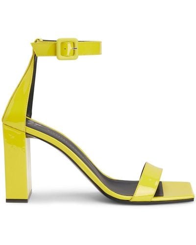 Giuseppe Zanotti Shangay 85mm Heeled Sandals - Yellow