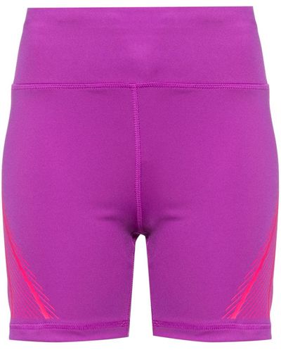 adidas By Stella McCartney Graphic-print Running Shorts - Purple