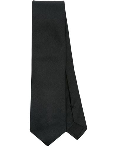 Versace Cravate Barocco en soie - Noir