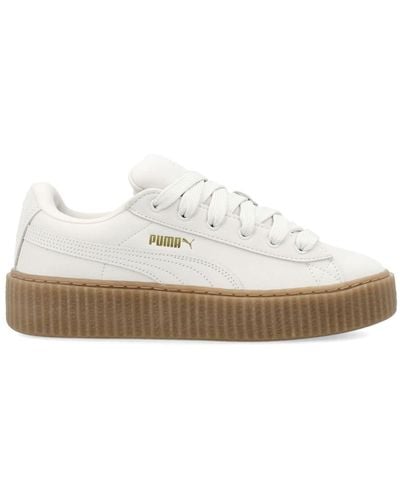 Fenty Creeper Phatty Leather Trainers - White