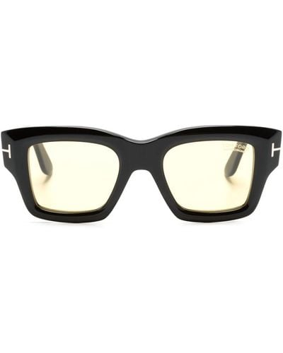 Tom Ford Ilias Square-frame Sunglasses - Black