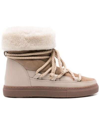 Inuikii Shearling-trimmed Snow Boots - Brown