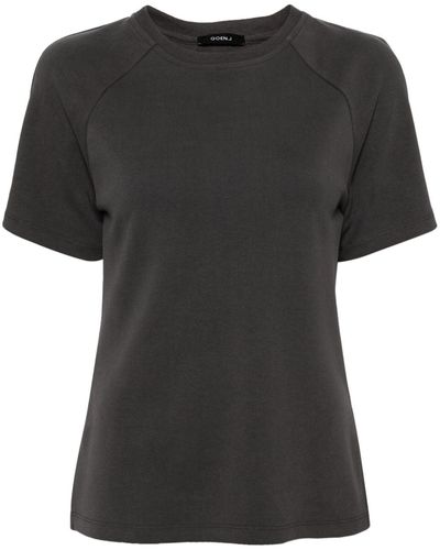 Goen.J Twist-detailing Cotton T-shirt - Black