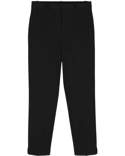 Theory High-waisted Cropped Trousers - Black