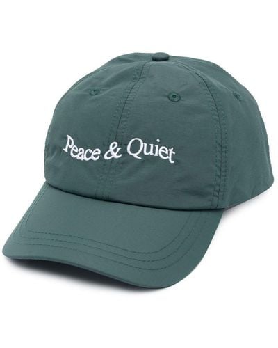 Museum of Peace & Quiet Logo-embroidered Cap - Green