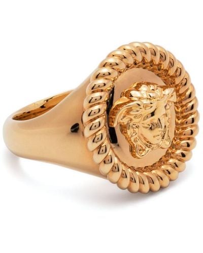 Versace Medusa Biggie Ring - Metallic
