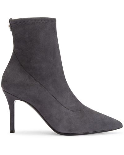 Giuseppe Zanotti Mirea 90mm Suede Ankle Boots - Brown
