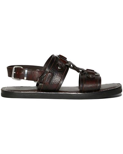 DSquared² Stud-detail Calf-leather Sandals - Black