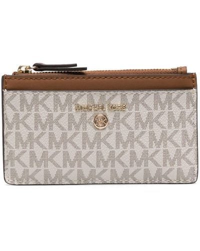 MICHAEL Michael Kors Monogram-pattern Wallet - Grey