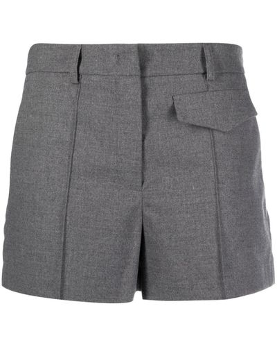 Blanca Vita Salicaria Mid-rise Shorts - Grey