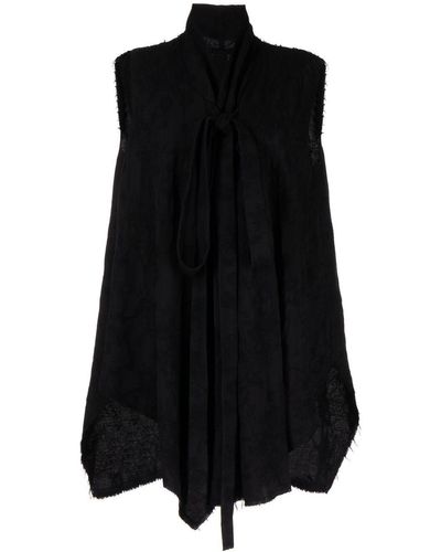 Forme D'expression Patterned Jacquard Jacket - Black