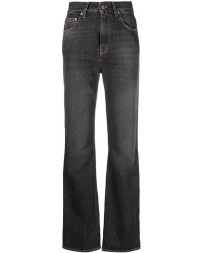 Golden Goose High-waist Straight-leg Jeans - Grey