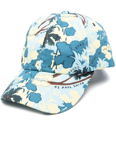 PS by Paul Smith Eyes On The Skies Katoenen Pet - Blauw