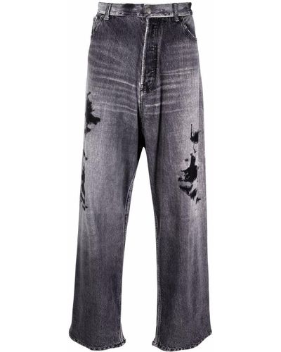 Balenciaga baggy Wide Fit Jeans - Multicolor